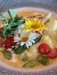 Blumiges Essen