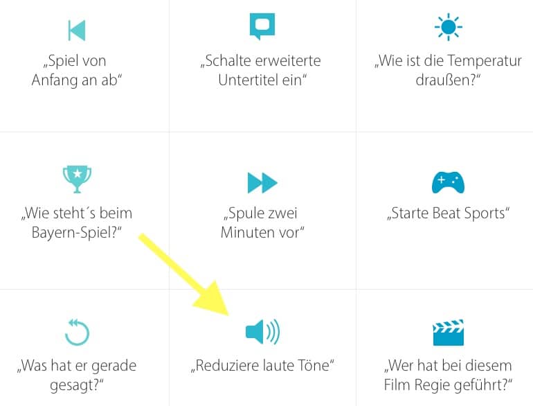 Apple TV Siri Befehle