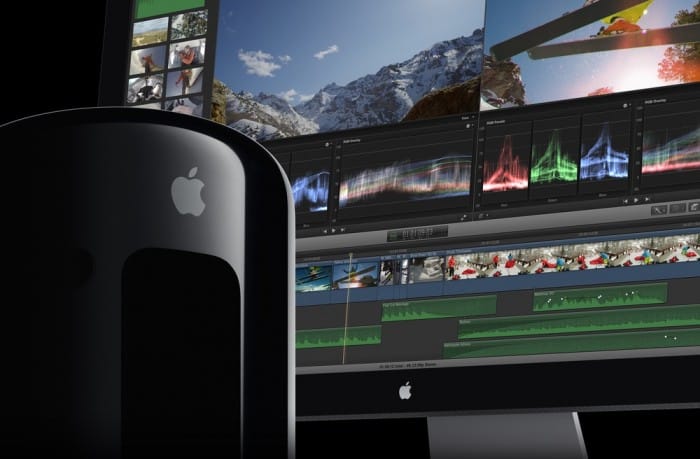 Final Cut Pro X und der Mac Pro.