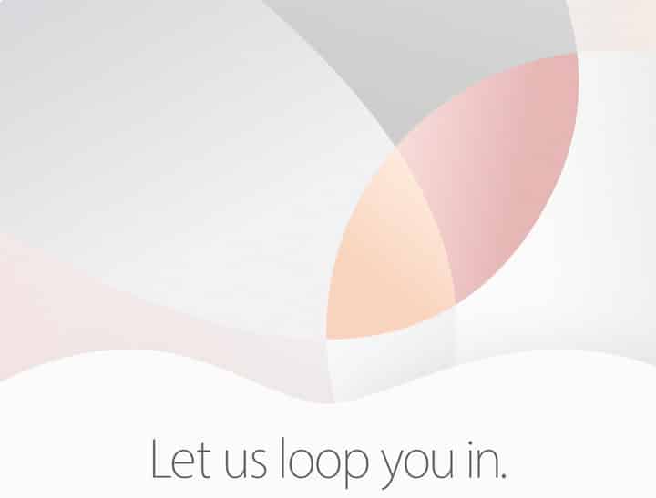 Apple Einladung März 2016