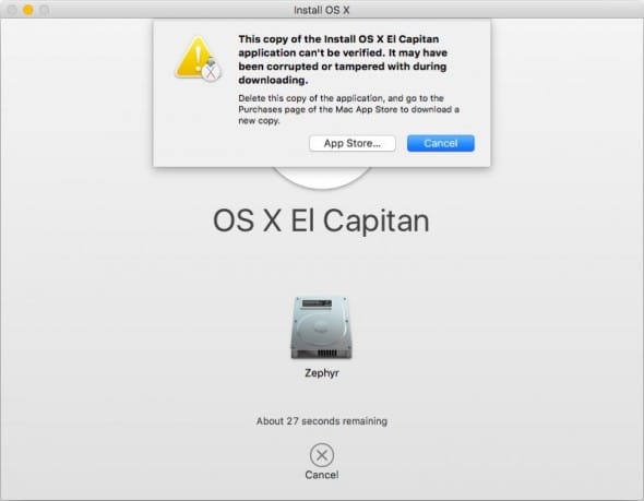 Mac App Store: Alte OS-X-Installer nach Zertifikat-Aktualisierung ungültig