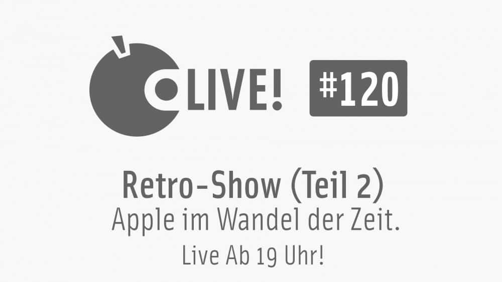 Apfeltalk LIVE! #120 – Die Retro-Show Teil 2, 13.5., 19 Uhr