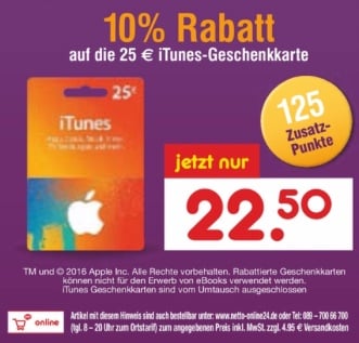 iTunes-Karte Netto