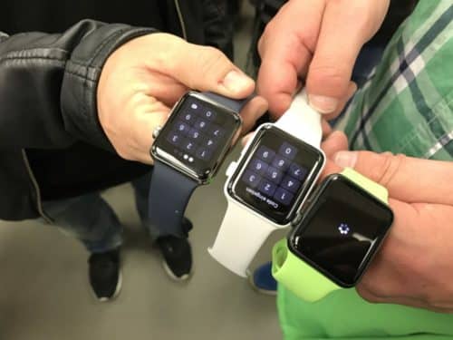 Uhrenvergleich: Apple Watch, Apple Watch Edition, Apple Watch Sport.