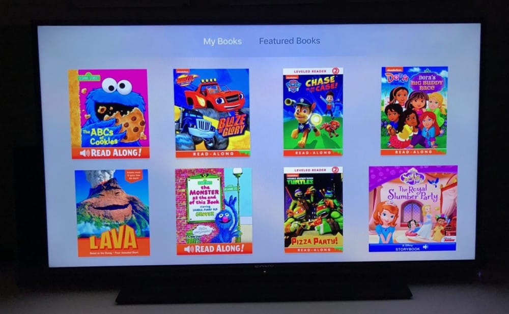 iBooks StoryTime Apple TV