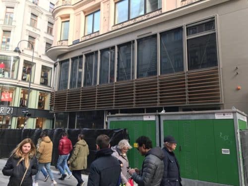 Apple Store Wien - Blick von Kärtnerstraße