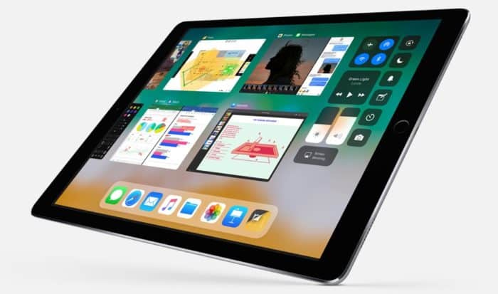iOS 11 Kontrollzentrum iPad