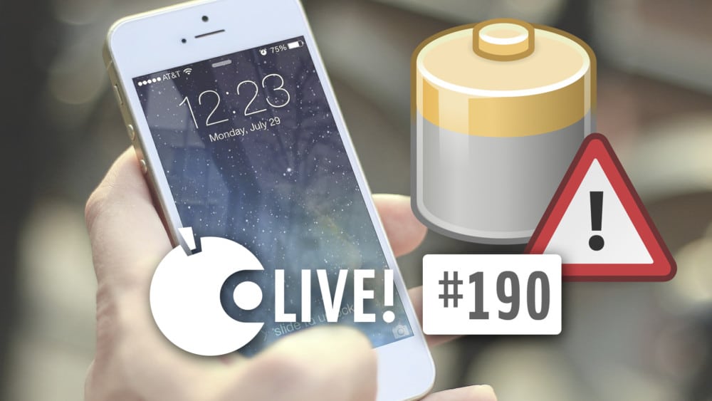 Apfeltalk LIVE! #190 – Akku-Tausch, aber richtig. 2.3., 19 Uhr