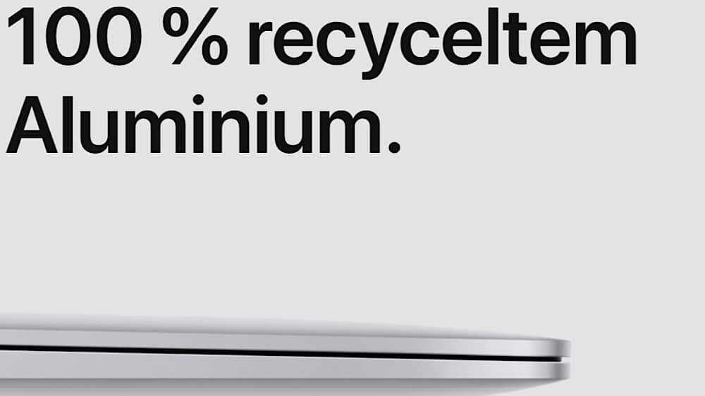 Apple setzt auf klimaneutrales Aluminium