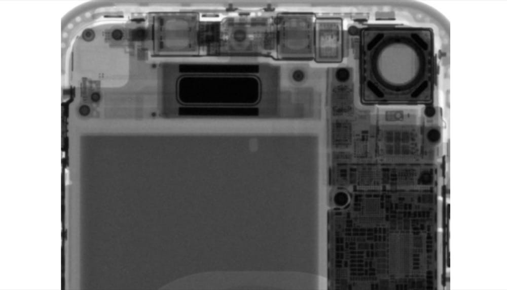 iFixit Röntgen-Wallpaper der neuen iPhones