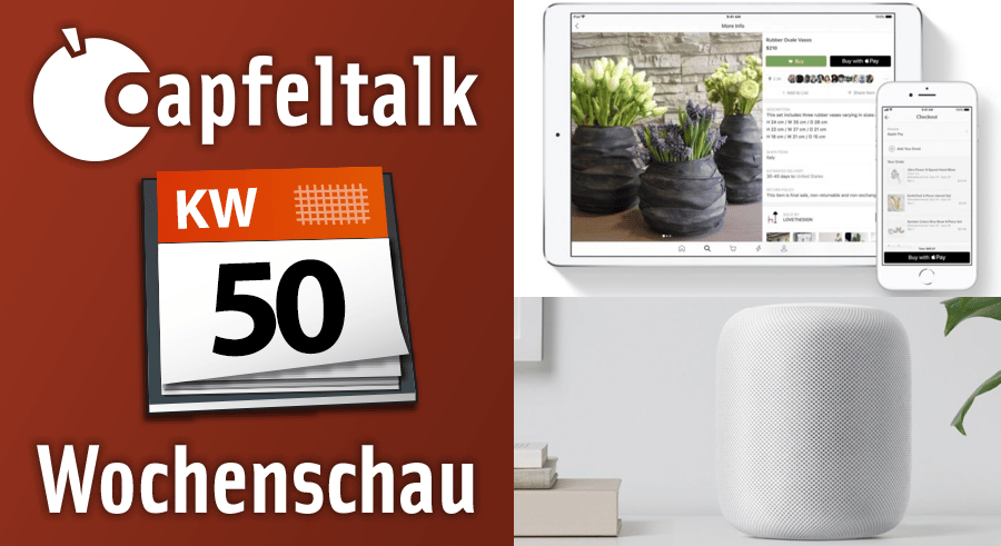 Neulich bei Apfeltalk – Was letzte Woche wichtig war KW 50/2018