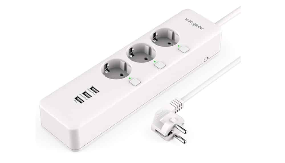 HomeKit Steckdosenleiste von Koogeek im Angebot