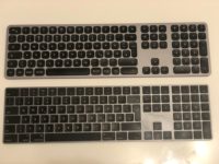 Vergleich Apple Tastatur Front