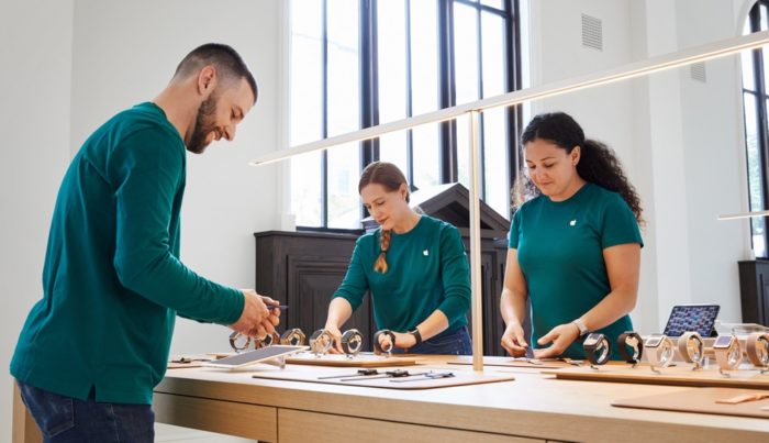 Apple Store Carnegie Library Washington Maskenpflicht