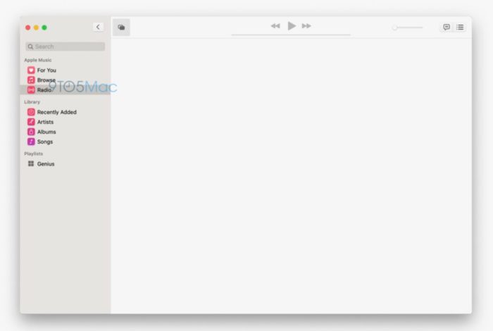 Musik-App macOS 10.15
