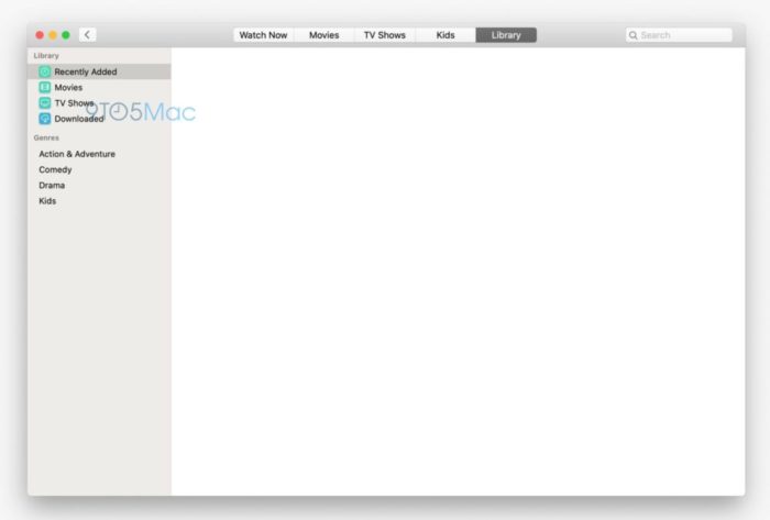 TV-App macOS 10.15