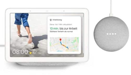 Google Nest Hub und Google Nest Mini im Set günstiger