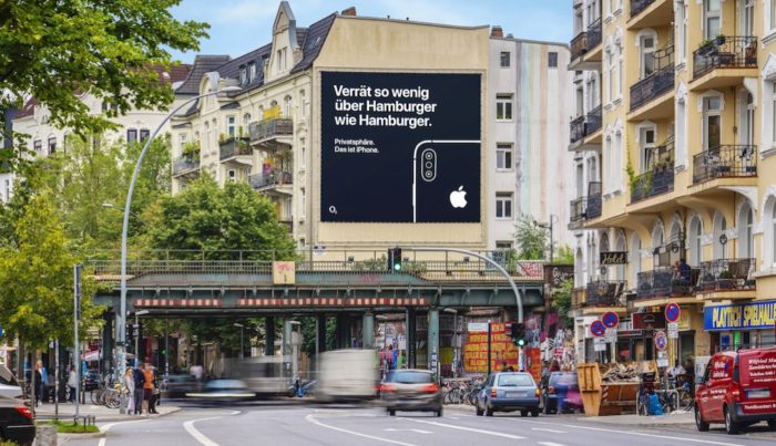 Apple-Plakat Privatsphäre Hamburg