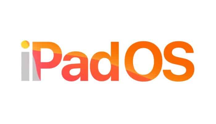 iPadOS Schriftzug