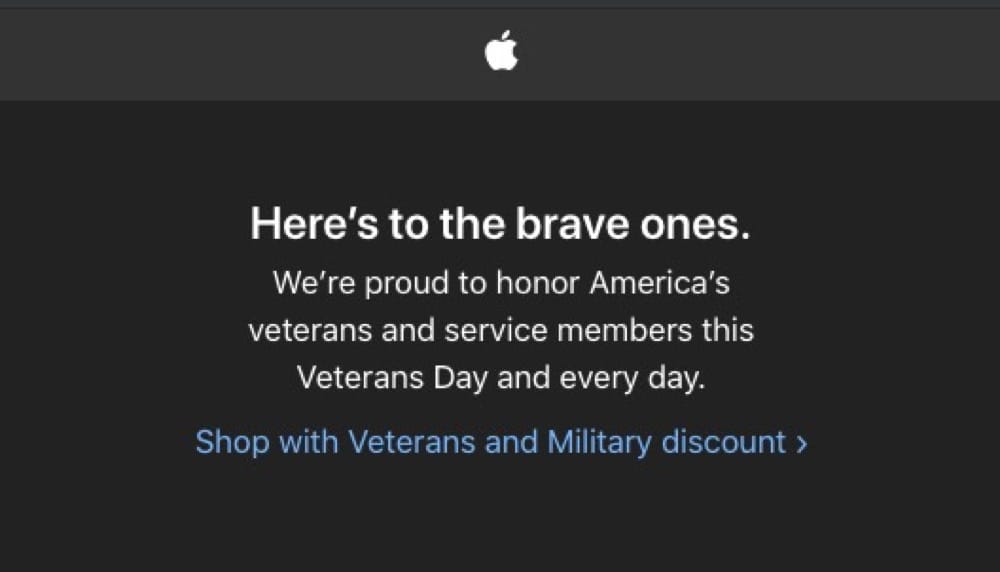 Apple zum Veteranentag mit neuer Challenge und mehr