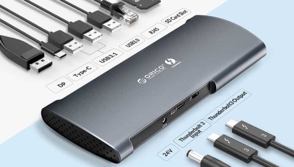 Orico Thunderbolt 3-Dockingstation mit Gutscheincode günstiger