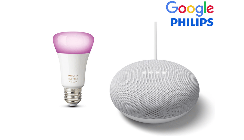Google Nest Mini + Philips Hue im Angebot bei iBood