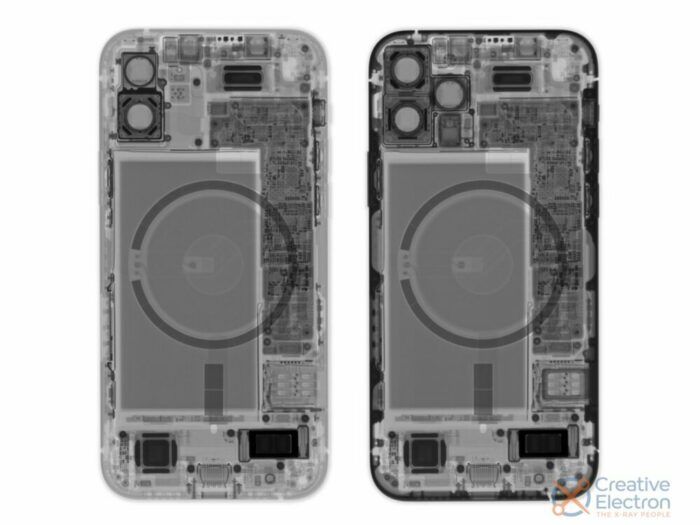 Foto: Creative Electron, iPhone 12 Röntgenaufnahme Foto: Creative Electron, iPhone 12 Röntgenaufnahme