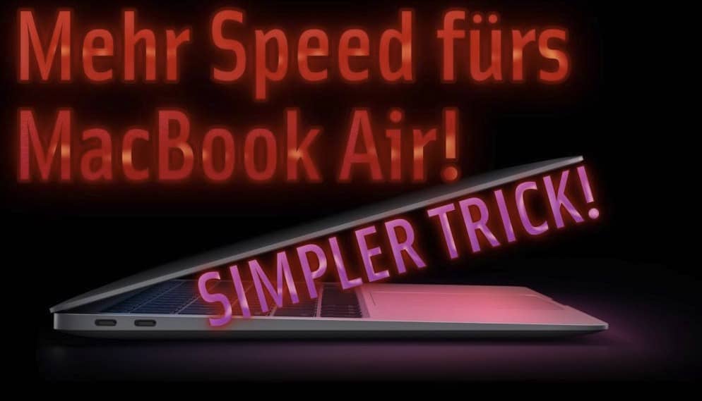 Apfeltalk Video: Mach das MacBook Air M1 zum MacBook Pro M1 – Simple Modifikation