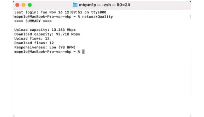 networkQuality