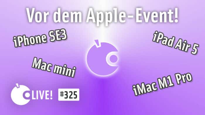 Vor dem dem Apple-Event