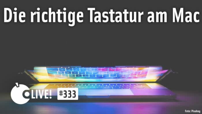 Die richtige Tastatur am Mac