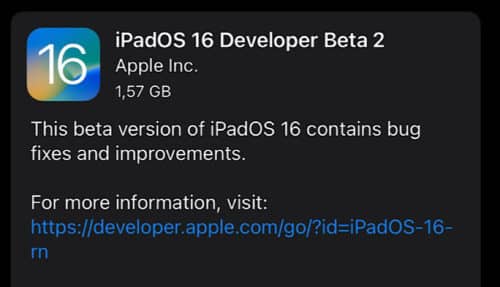 iPadOS 16 iPadOS 16