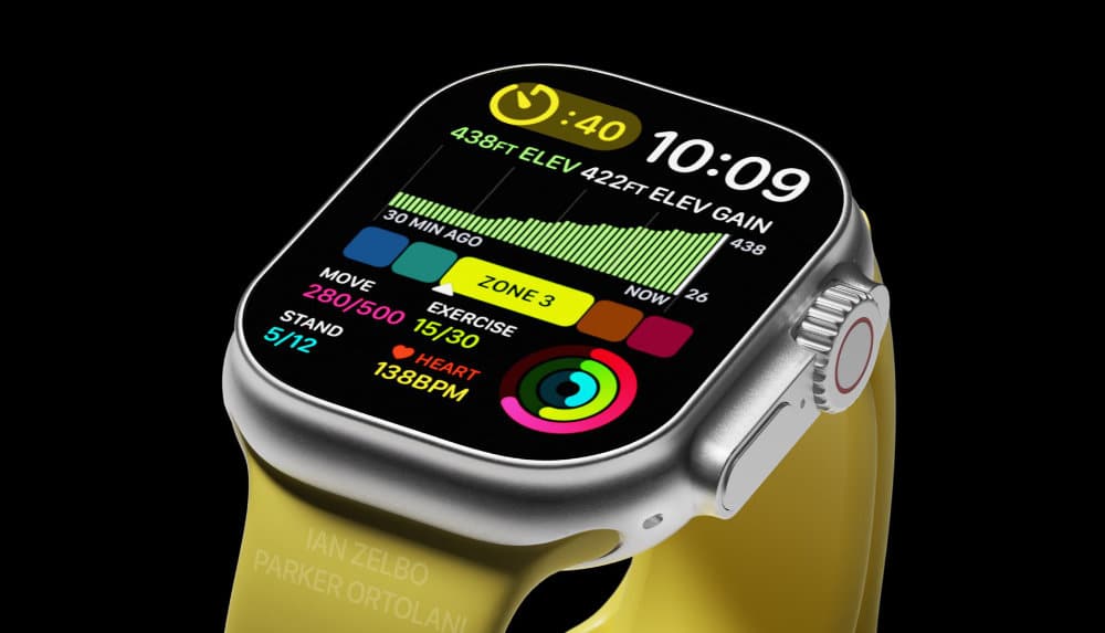 Neue Renderings der Apple Watch 8 Pro