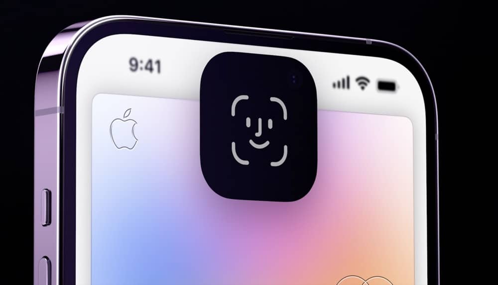 iPhone Face ID unter dem Bildschirm iPhone Face ID unter dem Bildschirm