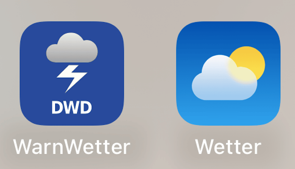 Wetter App nun mit Daten des Deutschen Wetterdienstes
