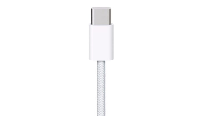 Apple TV 2022 Gewobenes Ladekabel USB-C 27W