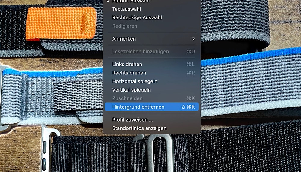 So geht’s: „Hintergrund entfernen“ in macOS Ventura