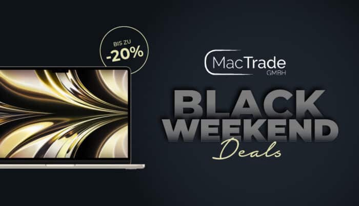 Black-Weekend-Deals bei Mac Trade