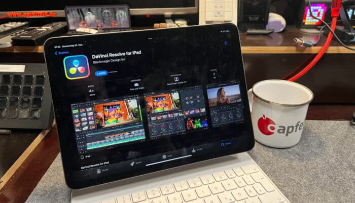 Videoschnitt-App DaVinci Resolve für iPadOS verfügbar