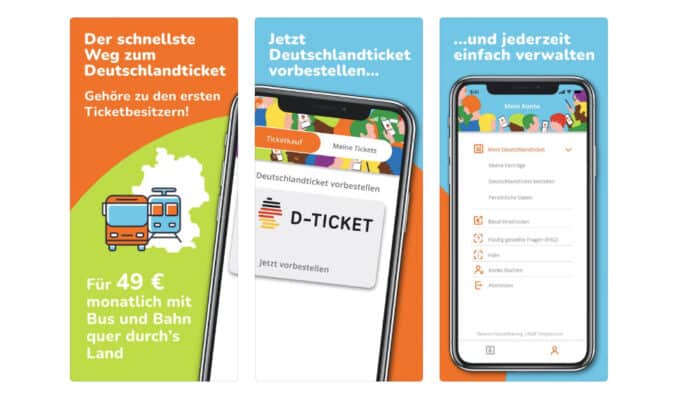 Die iOS-App zum Deutschlandticket ist da