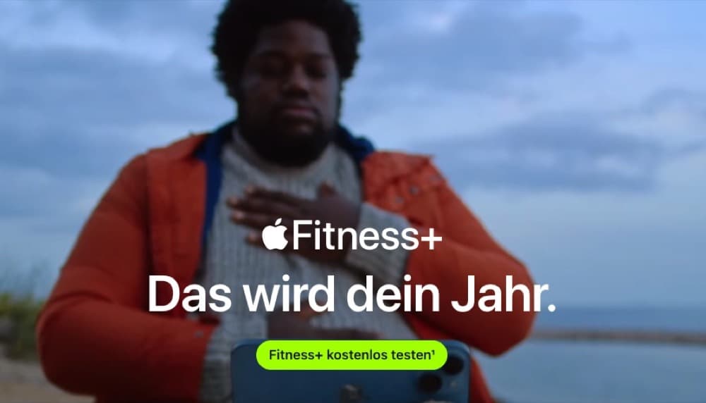 Fitness+ übernimmt Apple Homepage