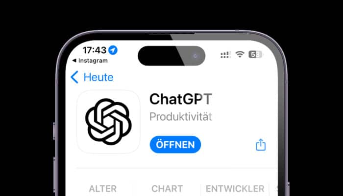 Offizielle chatGPT-App auch in Deutschland verfügbar Shortcuts gpt-3.5-turbo-16k AI Act Bing-Suche Superintelligenz Game of Thrones