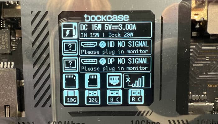 Status Display Dockcase 10-In-1-Hub
