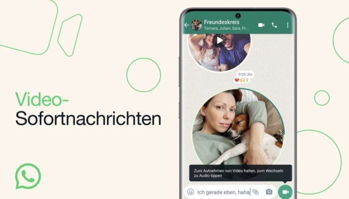 WhatsApp Video-Sofortnachrichten