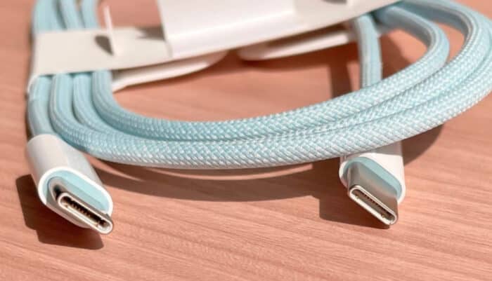 USB-C Übertragungsgeschwindigkeit Thunderbolt-Kabel als Kaufoption iPhone Sicherheitslücke USB-C