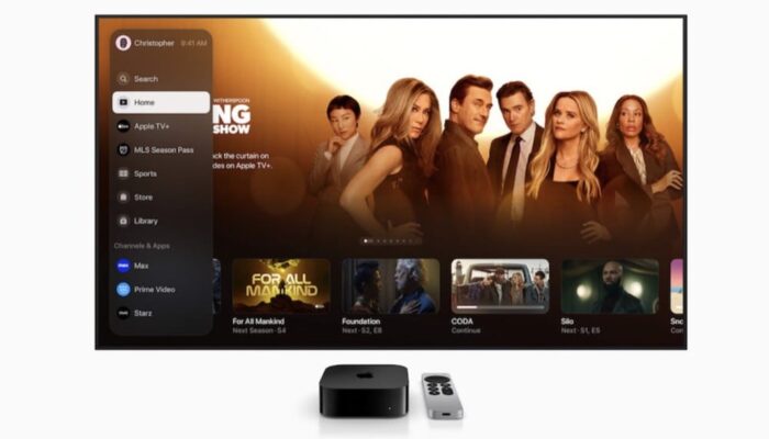 TV-App Wunschlisten Apple TV+ 2023 Apple TV+ FaceTime-Kamera