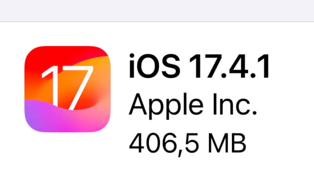 Apple veröffentlicht iOS 17.4.1 und visionOS 1.1.1