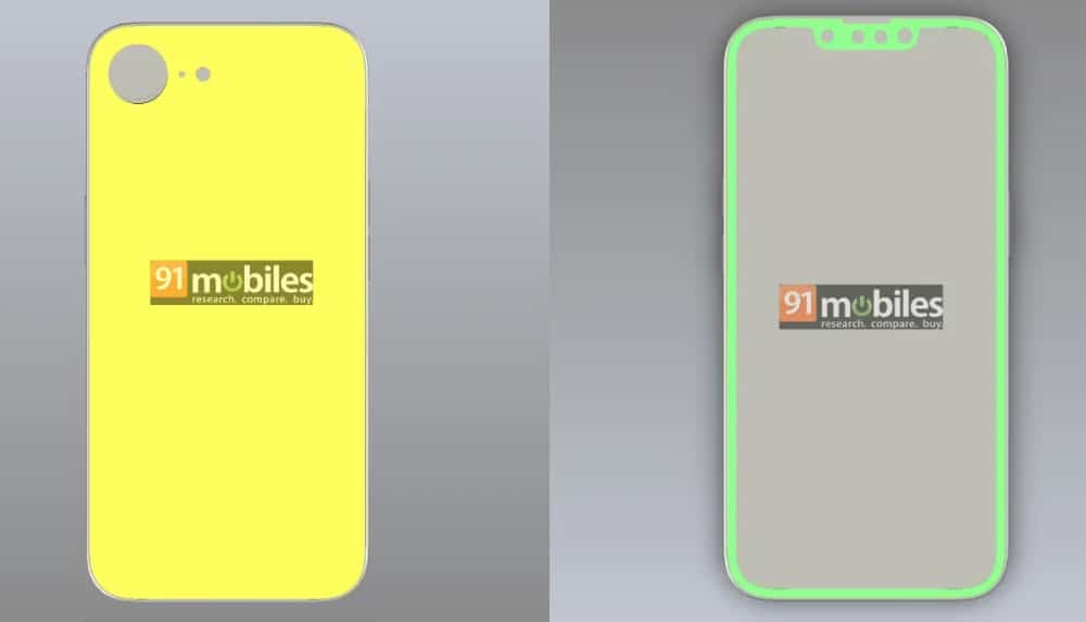 CAD-Renderings zeigen mögliches neues iPhone SE 4