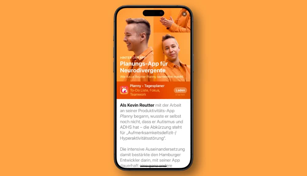Hinter der App: Heute Kevin Reutter – Planny