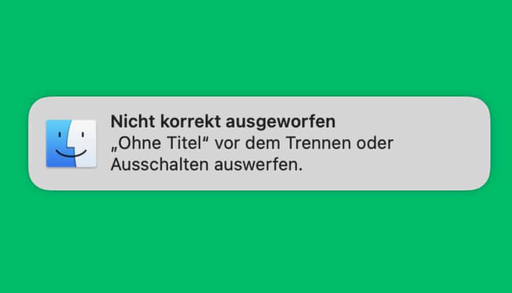 macOS Terminal-Befehl nicht korrekt ausgeworfen deaktivieren macOS Terminal-Befehl nicht korrekt ausgeworfen deaktivieren